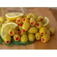 Biberli Yeşil Zeytin – Çekirdeksiz | Net 800 gt